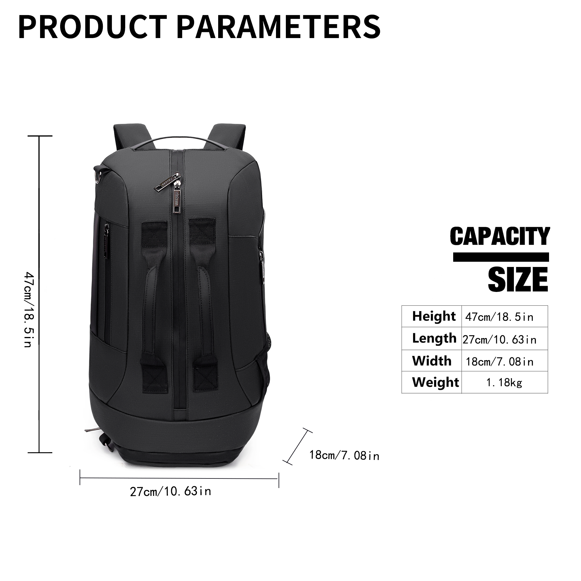 The Stud 3-in-1 Multifunctional Backpack